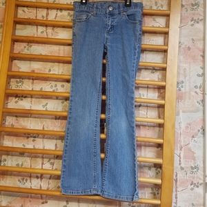 Bootcut Denim Blue Jeans 7 Girls Adjustable waist